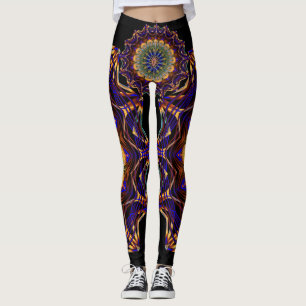 Leggings Vibration des hérissons de Mandala