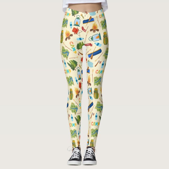 Leggings Vie du camping (Devant)