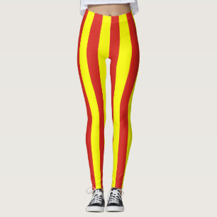 Leggings Viêt Nam Couleurs du drapeau national Verticalemen