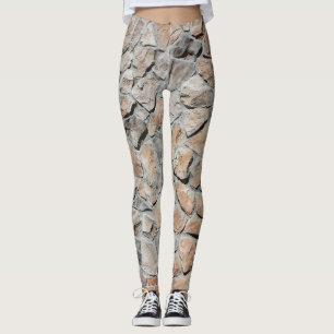 Leggings Vieux Château Brown Pierre Texture