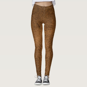 Leggings Vieux cuir Brown : Arrière - plan texturé