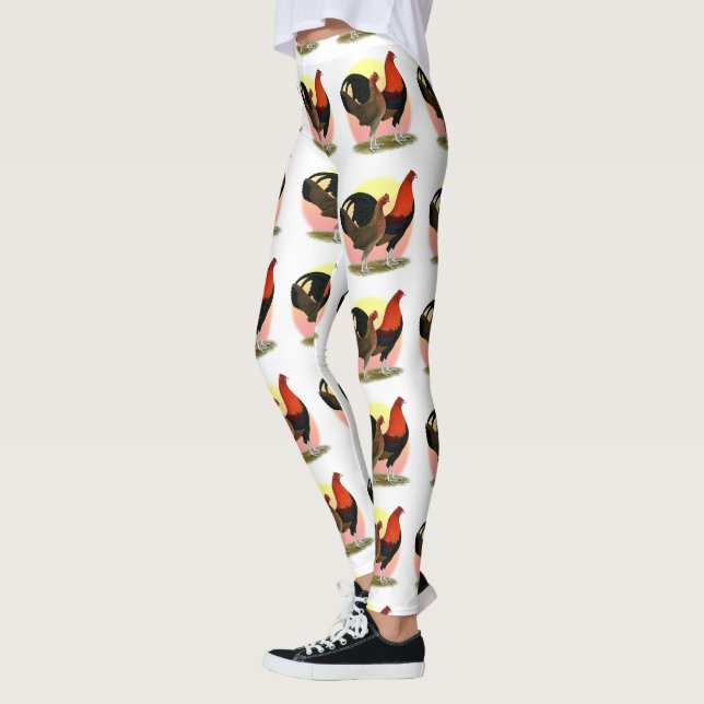 Leggings Vieux jeu anglais Bantam : BB Red (Gauche)