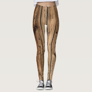 Leggings Vieux panneaux rustiques de chariot en bois de