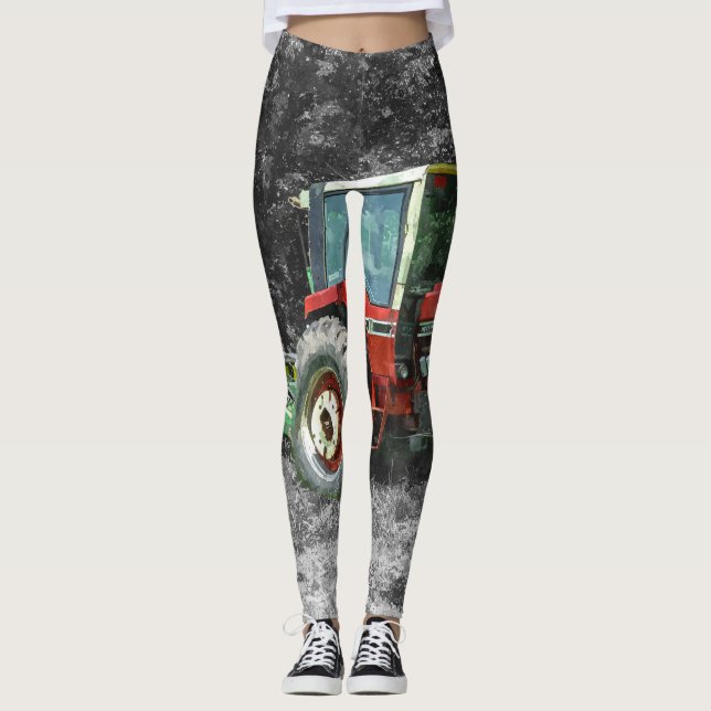 Leggings Vieux tracteur international (Devant)