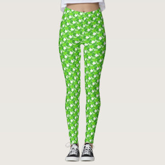 Leggings - Vignes de lierre vert 3D