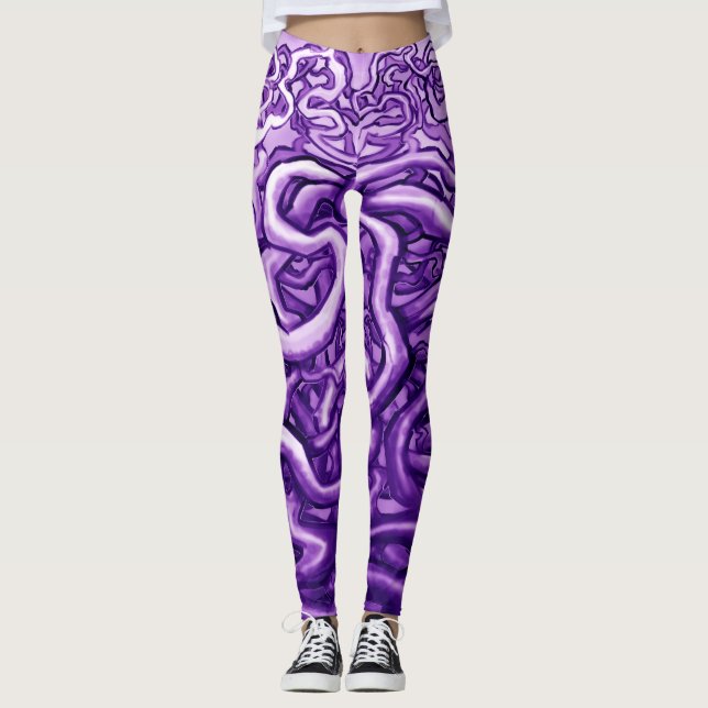 Leggings Vignes torsadées (Devant)