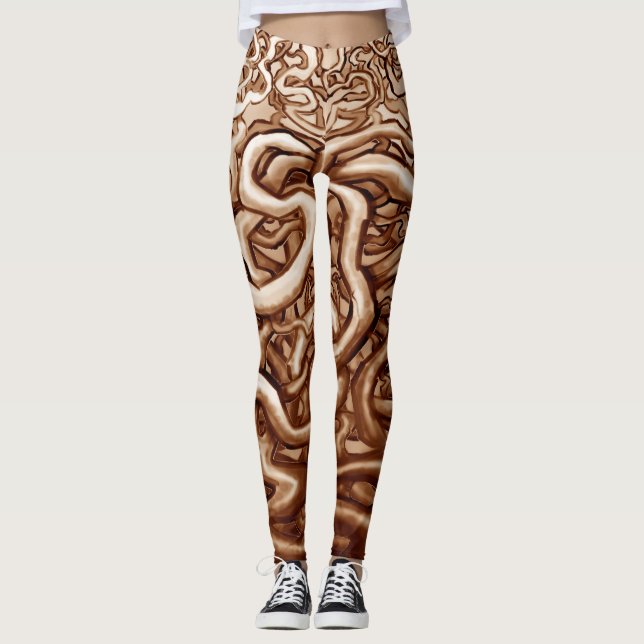Leggings Vignes torsadées (Devant)