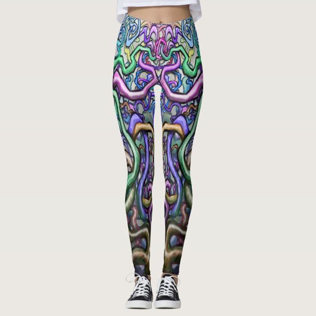 Leggings Vignes torsadées (Devant)