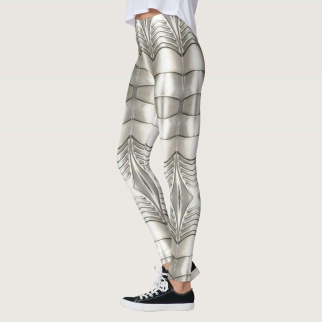 Leggings Viking Armor Design abstrait (Gauche)