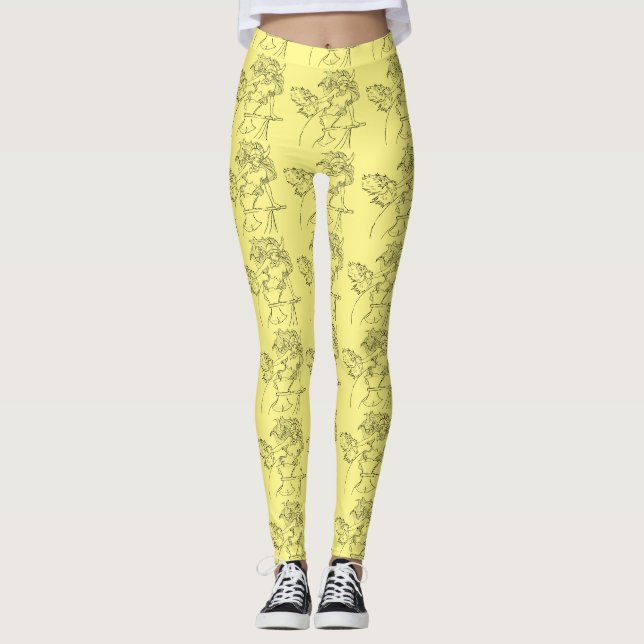 Leggings Viking Mermaid Warrior Thunder_Cove (Devant)