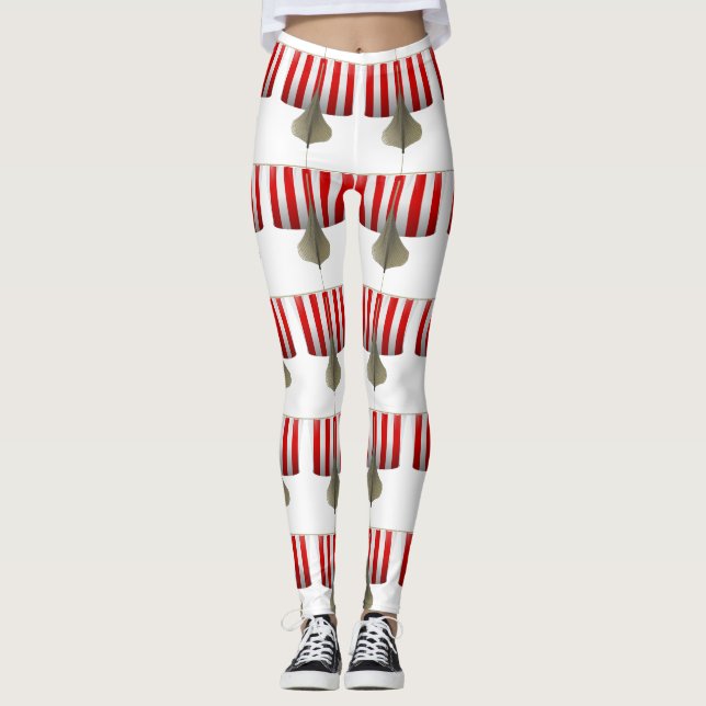 Leggings Viking Ship Sailing Thunder_Cove (Devant)