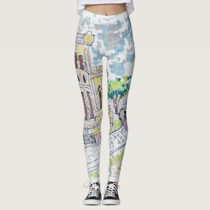 Leggings Villa Historique Jaune