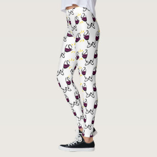 Leggings Vin dans mon pantalon de yoga