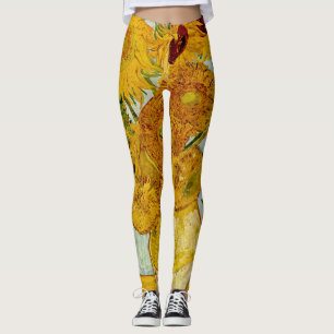 Leggings Vincent Van Gogh 12 Tournesols Impressionniste