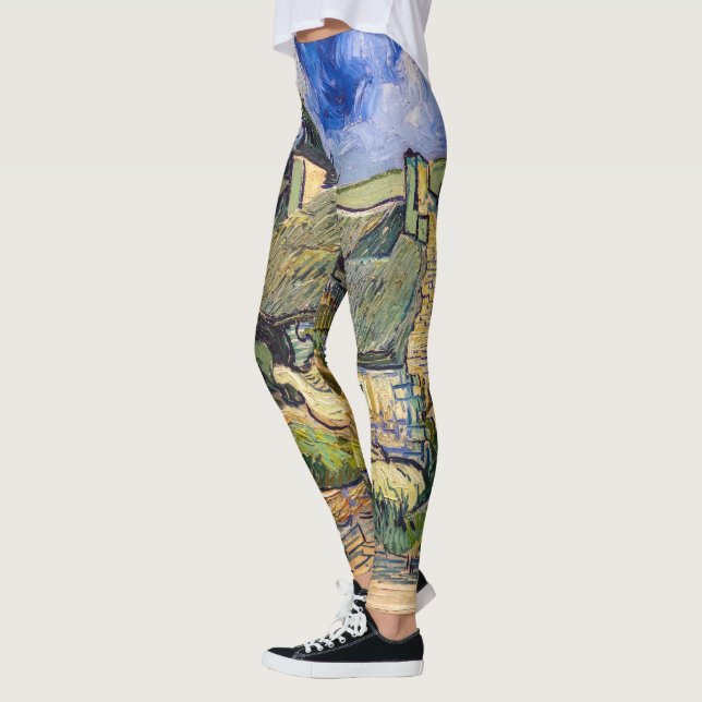 Leggings Vincent Van Gogh - Chalets de chaume à Cordeville (Gauche)