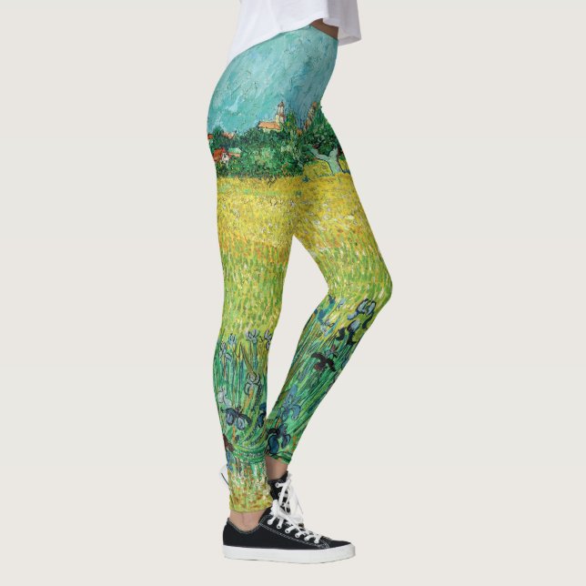 Leggings Vincent van Gogh - Champ avec Iris près d'Arles (Droite)