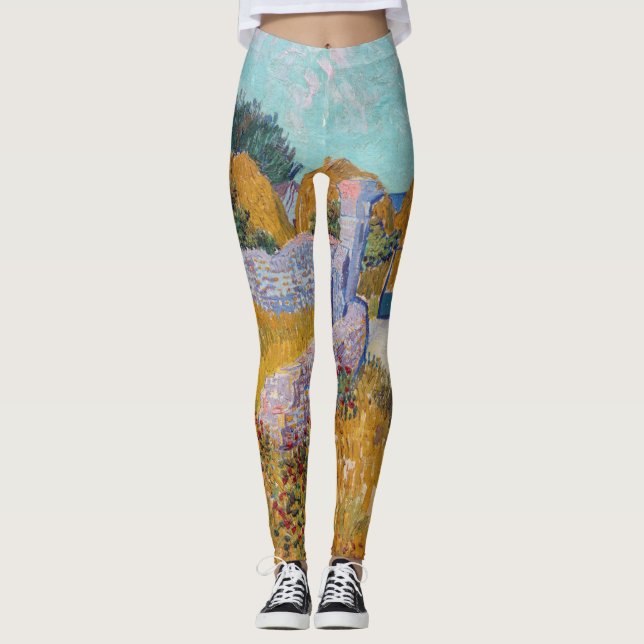 Leggings Vincent van Gogh - Ferme en Provence (Devant)