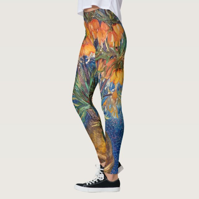 Leggings Vincent van Gogh - Fritillaires, couronne impérial (Gauche)