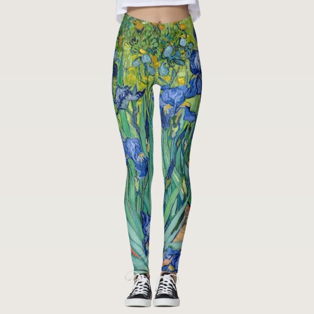 Leggings Vincent Van Gogh - Iris (Devant)