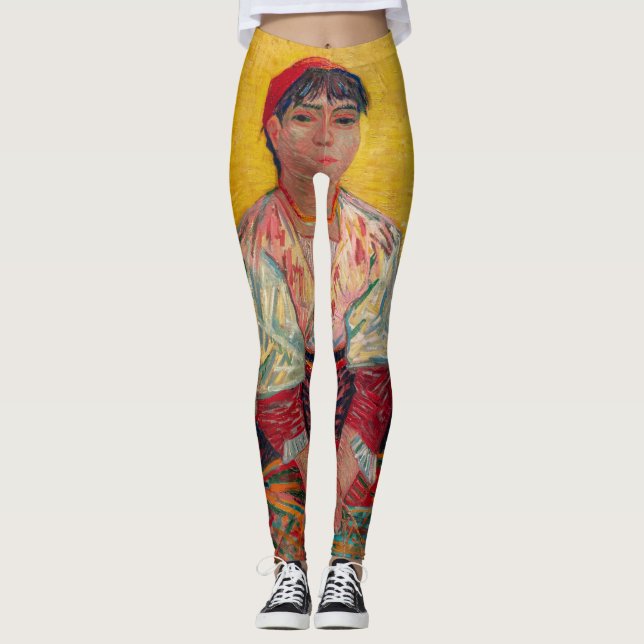 Leggings Vincent Van Gogh - La femme italienne (Devant)