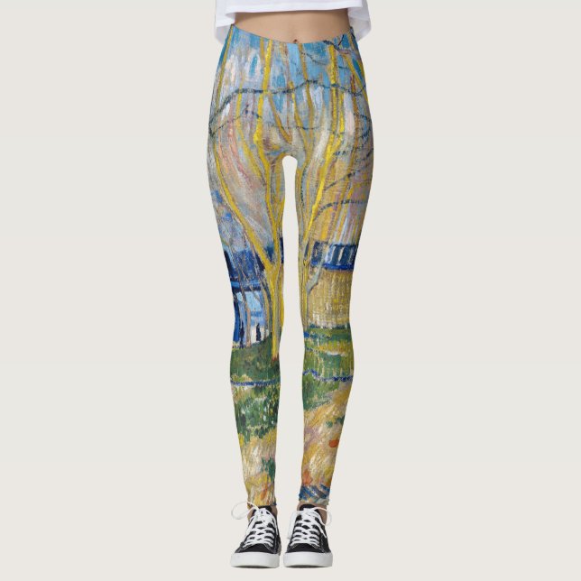 Leggings Vincent van Gogh - Le Train Bleu (Devant)