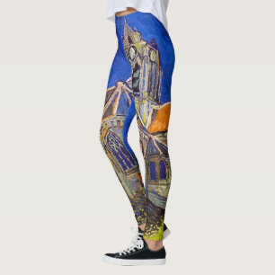 Leggings Vincent van Gogh - L'église d'Auvers-sur-Oise