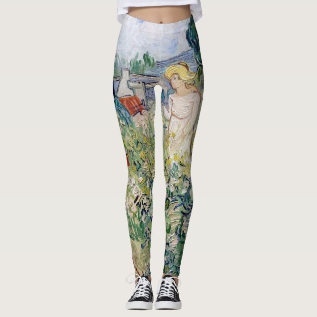 Leggings Vincent van Gogh - Miss Gachet dans son jardin (Devant)