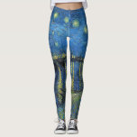 Leggings Vincent van Gogh - Nuit étoilée sur le Rhône<br><div class="desc">Nuit étoilée sur le Rhône / Nuit étoilée sur le Rhône - Vincent van Gogh,  Huile sur toile,  1888,  Arles</div>