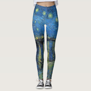 Leggings Vincent van Gogh - Nuit étoilée sur le Rhône