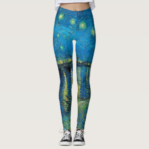 Leggings Vincent Van Gogh Nuit étoilée sur le Rhône