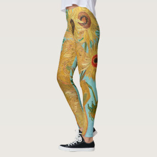 Leggings Vincent Van Gogh - Vase avec douze tournesols