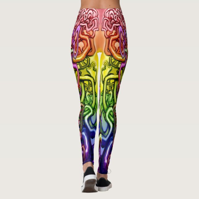 Leggings Vins tordus de vie (Dos)