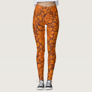 Leggings Vintage esthétique sur toute l'impression florale