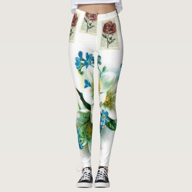 leggings vintage floral (Devant)