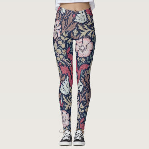 Leggings Vintage motif floral, William Morris