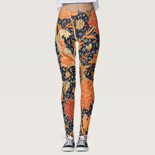 Leggings Vintage motif floral, William Morris