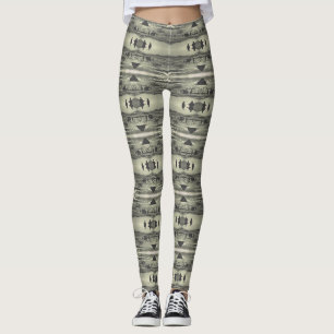 Leggings Vintage USA Alaska glacier Mendenhall Juneau