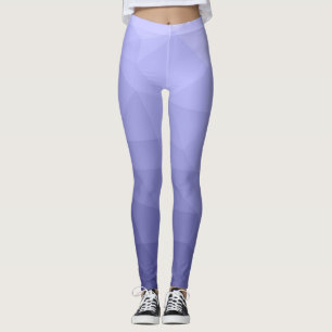 Leggings Violet bleu maille foncé motif géométrique