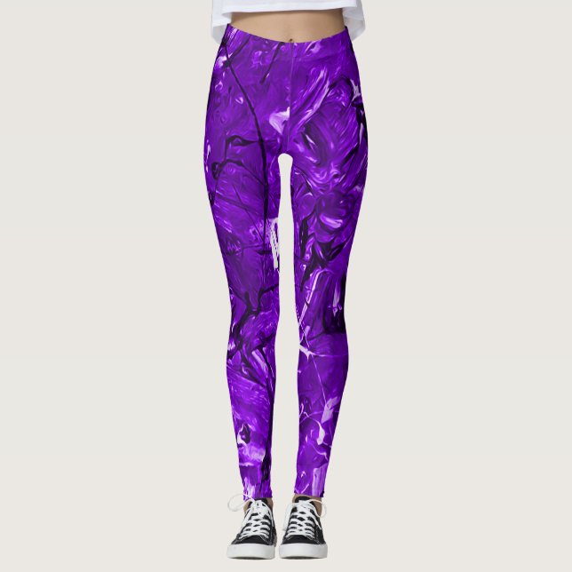 Leggings Violet Chaos (Devant)