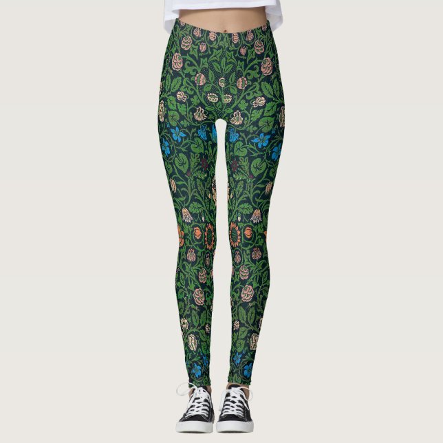 Leggings Violet et Columbine, William Morris (Devant)