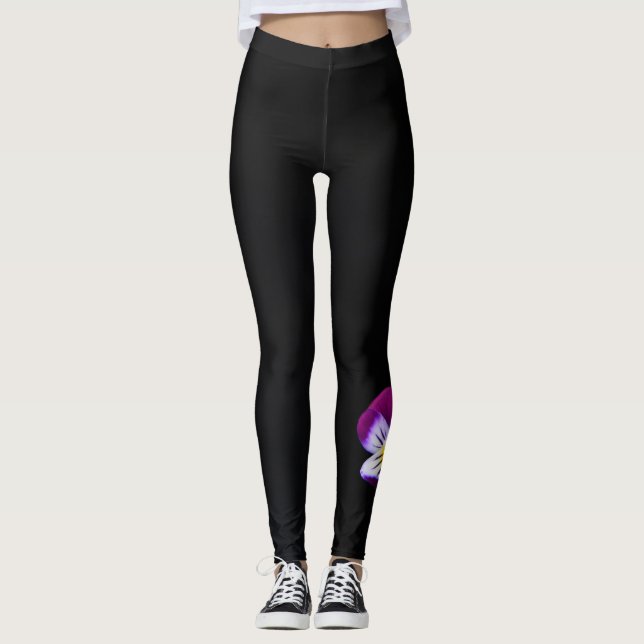 Leggings Violet Fleur lecnm (Devant)