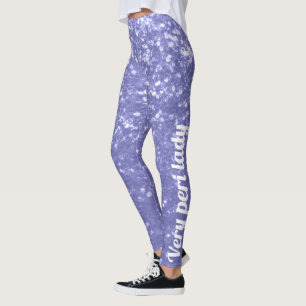 Leggings Violet violet faux pétille parties scintillant Vot
