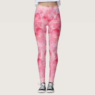 Leggings Violets en rose
