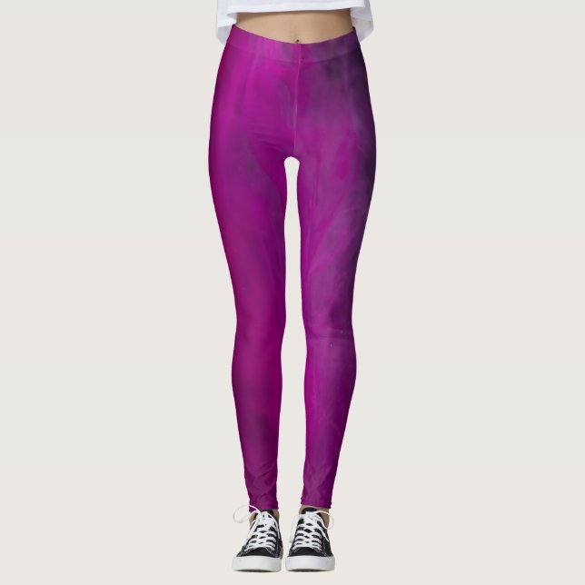 Leggings violets pour femmes – Confort, Style & Po (Devant)