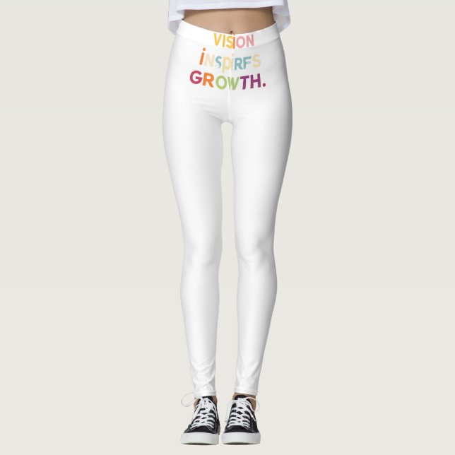 Leggings "Vision inspire la croissance" (Devant)