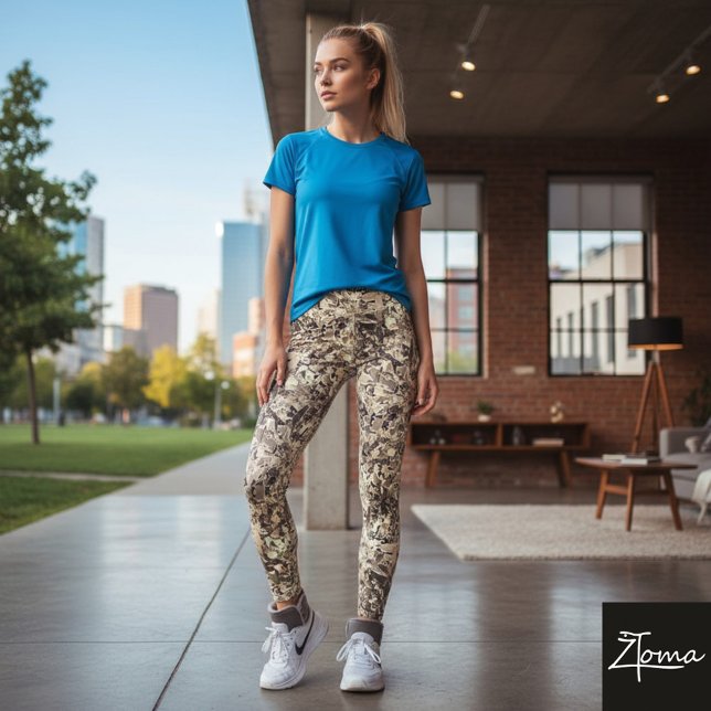 Leggings vitrail cassé - Sepia (Créateur téléchargé)