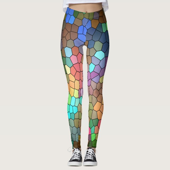 Leggings Vitraux de Shirley Taylor (Devant)