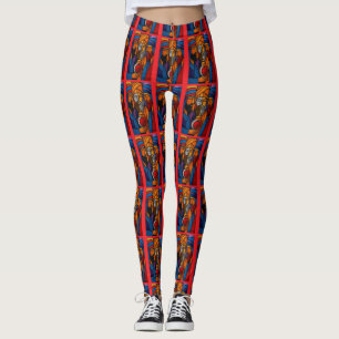 Leggings Vitraux modernes Les Trois Sages en français