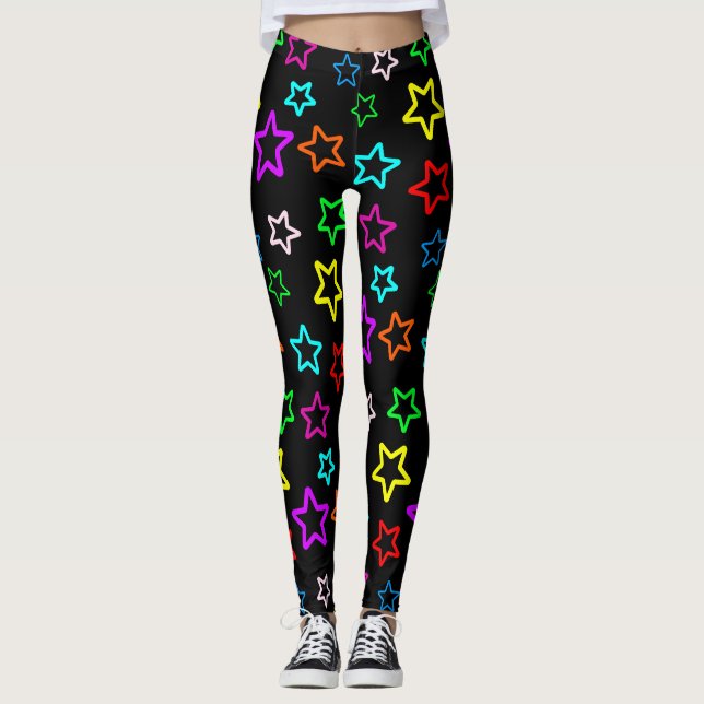 Leggings Vivre avec des étoiles (Devant)