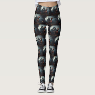 Leggings Vizsla Halloween effrayant